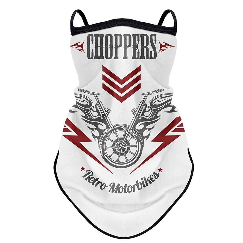 Retro Motorcycle Anti-UV Outdoor Bandana by RiderOut™