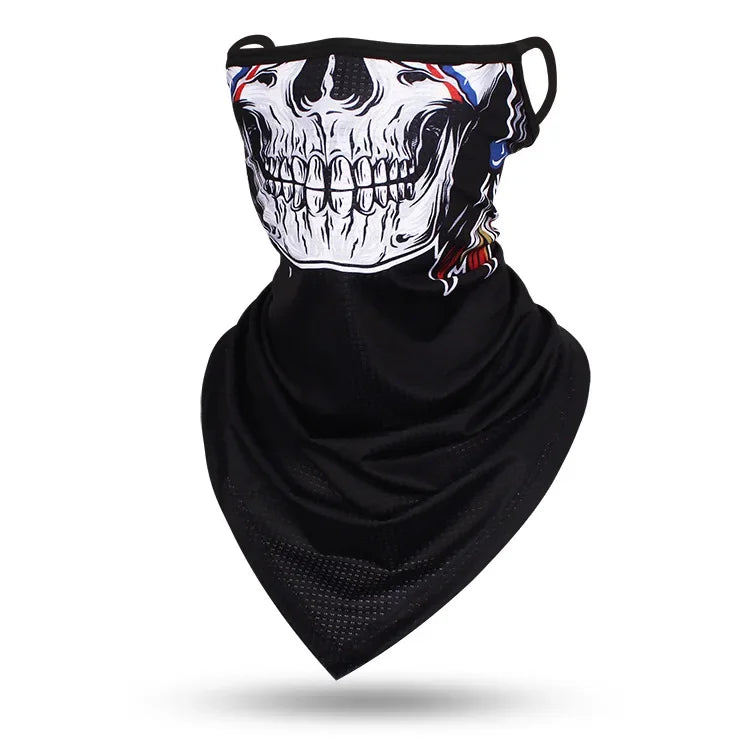 Skull Breathable Hanging-ear Bandana by RiderOut™