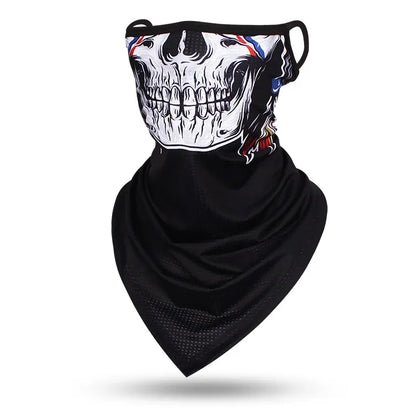 Skull Breathable Hanging-ear Bandana by RiderOut™