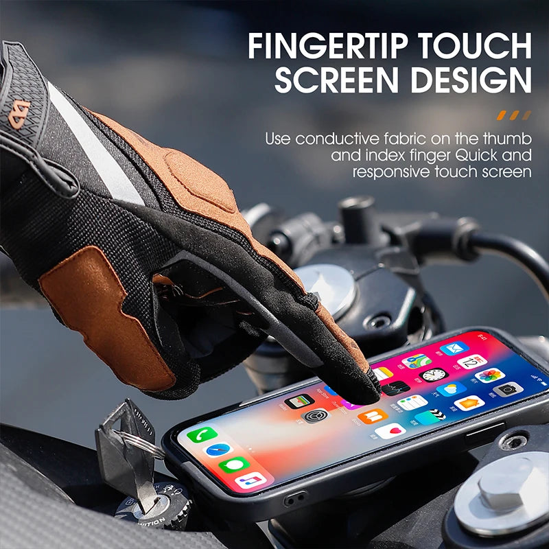 Motorcycle Touch Screen Wear-Resistant Sport Gloves by RiderOut™