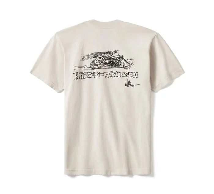 HD Peripheral Pattern Printed T-shirt by RiderOut™