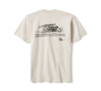 HD Peripheral Pattern Printed T-shirt by RiderOut™