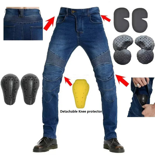 Motorcycle Protective Jeans Pants by RiderOut™