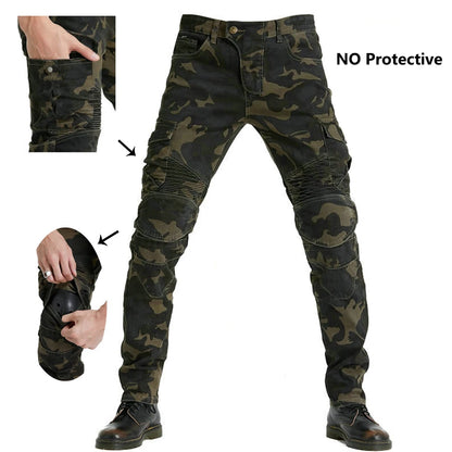 Motorcycle Riding Protective Camo Pants by RiderOut™