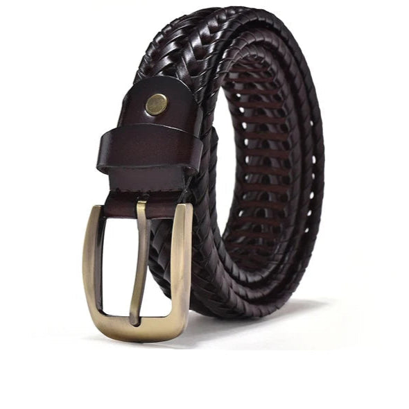 Genuine Leather Braided Vintage Belts by RiderOut