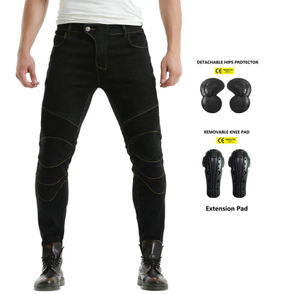 Denim Motorcycle Riding Jeans Trousers by RiderOut™