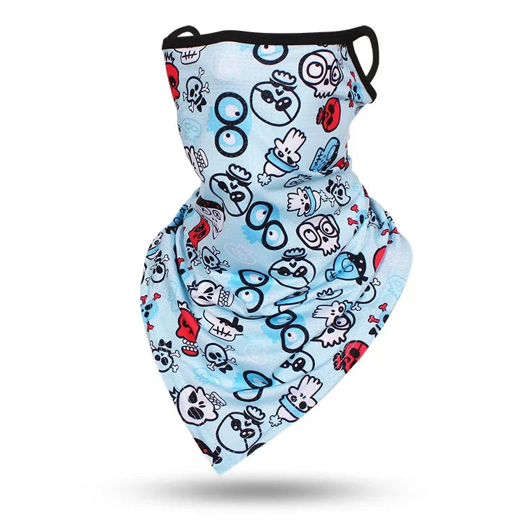 Skull Breathable Hanging-ear Bandana by RiderOut™