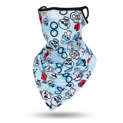 Skull Breathable Hanging-ear Bandana by RiderOut™