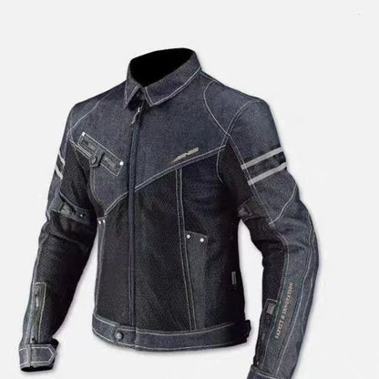 Breathable Denim Mesh Racing Riding Motorcycle Jacket by RiderOut