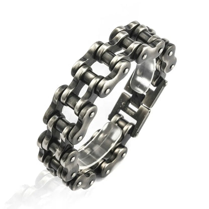 Retro Motorcycle Biker Chain Link Bracelet by RiderOut™