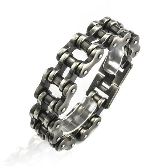 Retro Motorcycle Biker Chain Link Bracelet by RiderOut™