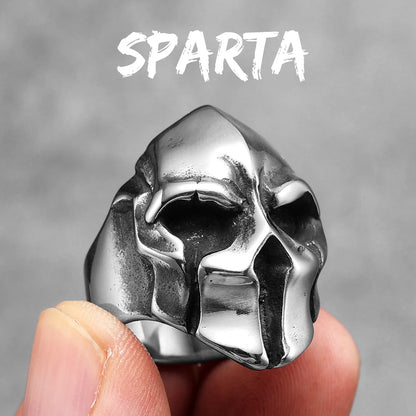 Spartan Helmet Warrior Skull Ring by RiderOut™