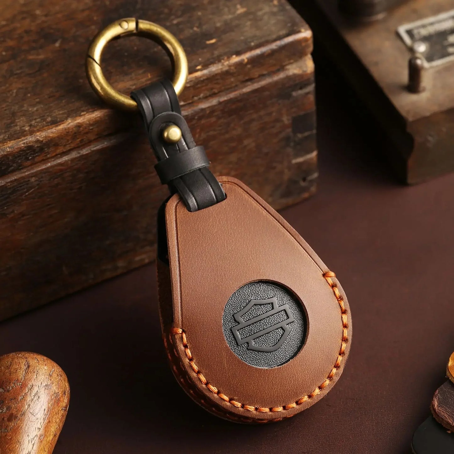 HD Motorcycle Key Cover Holder Keychains by RiderOut™