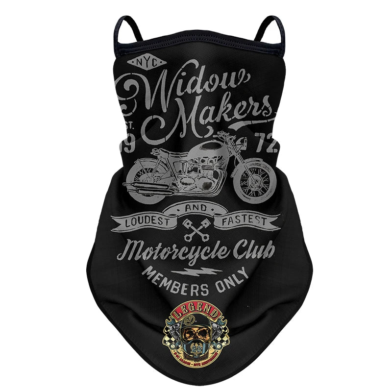 Retro Motorcycle Anti-UV Outdoor Bandana by RiderOut™