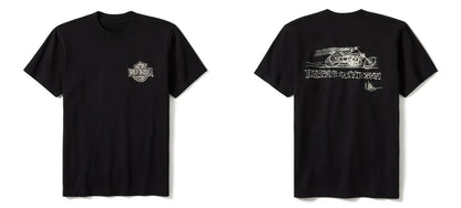 HD Peripheral Pattern Printed T-shirt by RiderOut™