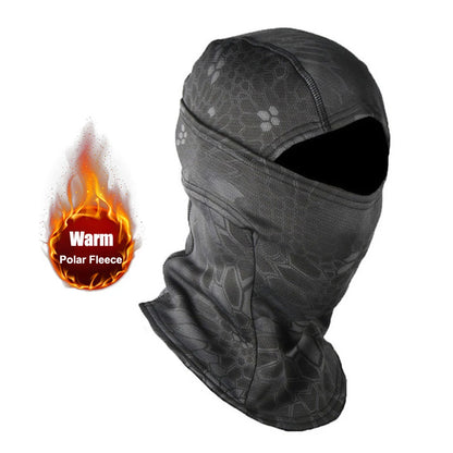 Winter Fleece Warm Camouflage Motorcycle Bandana by RiderOut™
