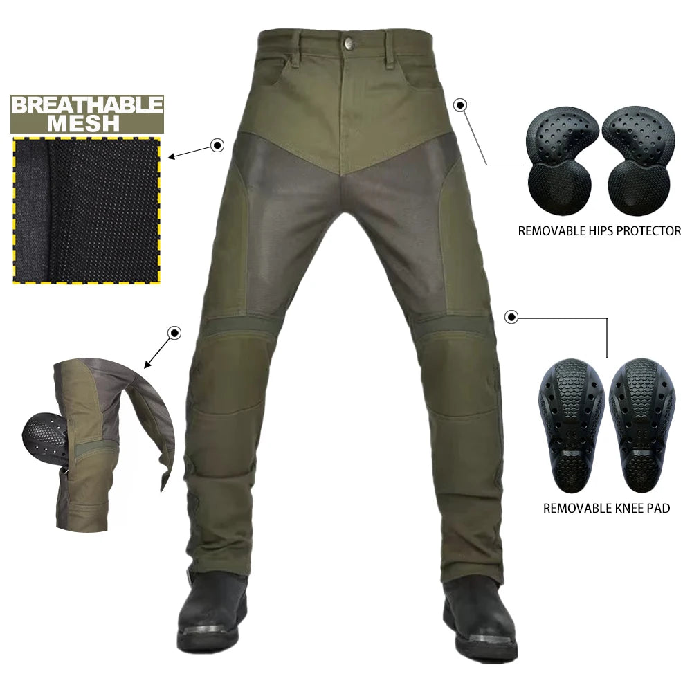 2025 Upgraded Motorcycle Riding Pants With Breathable Net by RiderOut™