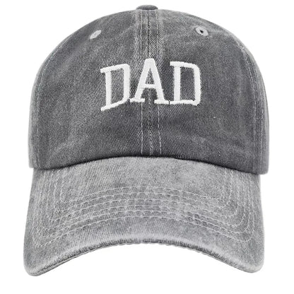 Washed Cotton DAD MOM Embroidered Baseball Cap by RiderOut™