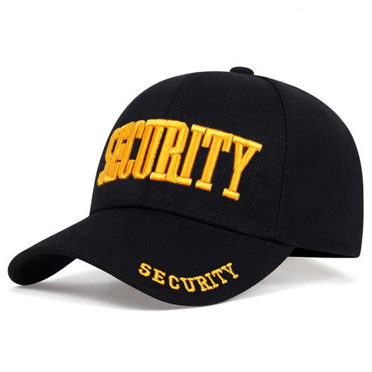 SECURITY Letter Embroidery Baseball Cap by RiderOut™