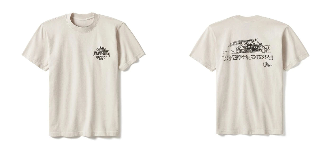HD Peripheral Pattern Printed T-shirt by RiderOut™