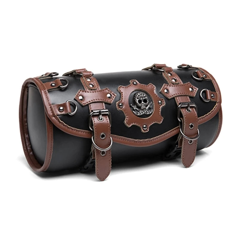Punk Styles Motorcycle Storage Saddlebag PU Leather Bag by RiderOut