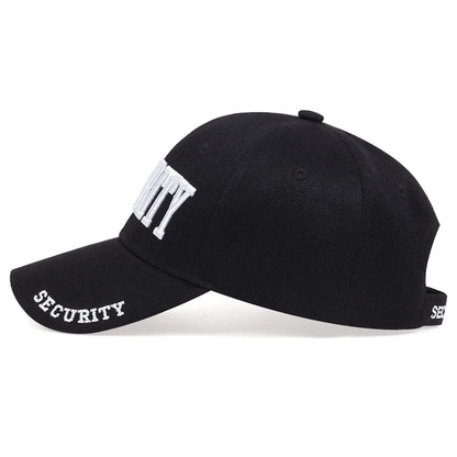 SECURITY Letter Embroidery Baseball Cap by RiderOut™
