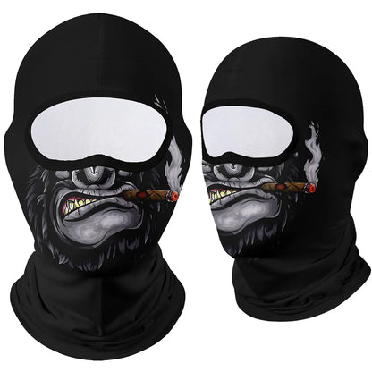 Moto Clown Ghost Skull Mask Breathable Bandana by RiderOut