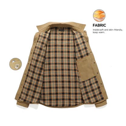 Flannel Lined Shacket Jacket by RiderOut