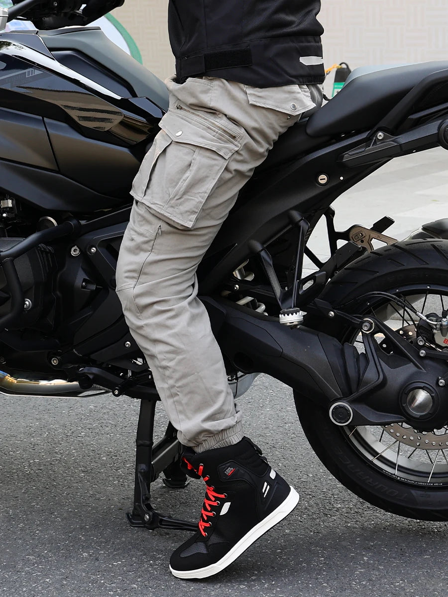 Motorcycle Riding  Durable Protective  Cargo Pants by RiderOut™