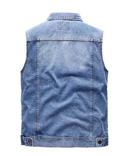 Cargo Denim Vest by RiderOut