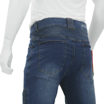 Denim Motorcycle Riding Jeans Trousers by RiderOut™