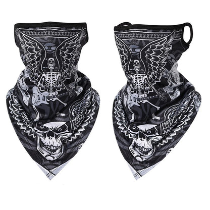 Skull Breathable Hanging-ear Bandana by RiderOut™