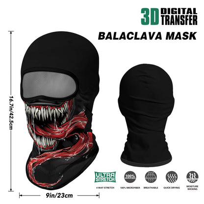 Motorcycle 3D Balaclava Full Face Bandana by RiderOut™