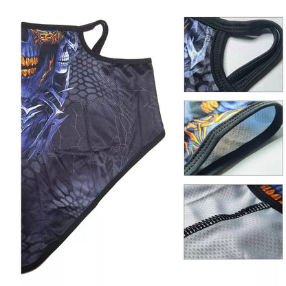 Breathable Skull Neck Gaiter Bandana by RiderOut™