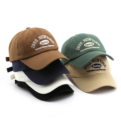 1989 New York Letters Embroidery Baseball Hats by RiderOut™