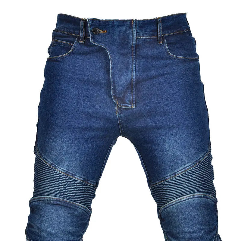 Denim Motorcycle Riding Jeans Trousers by RiderOut™