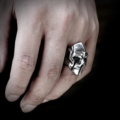 Spartan Helmet Warrior Skull Ring by RiderOut™