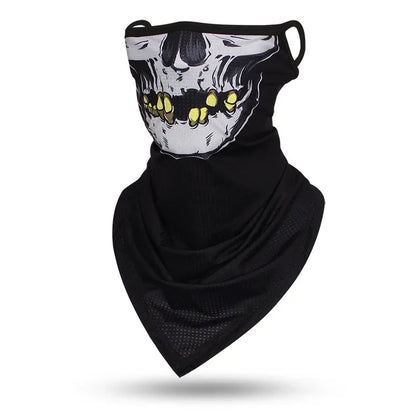 Skull Breathable Hanging-ear Bandana by RiderOut™