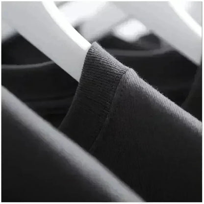 Dark Gray HD Basic Logo Washed Cotton T-shirts by RiderOut™
