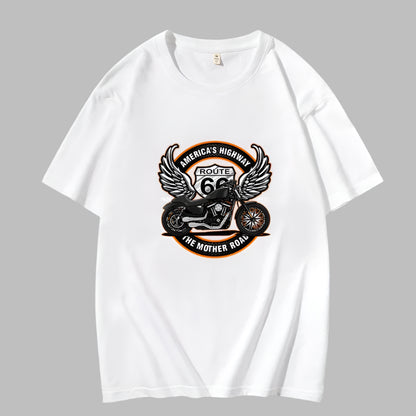 Americas Highway Cotton T-Shirts by RiderOut™