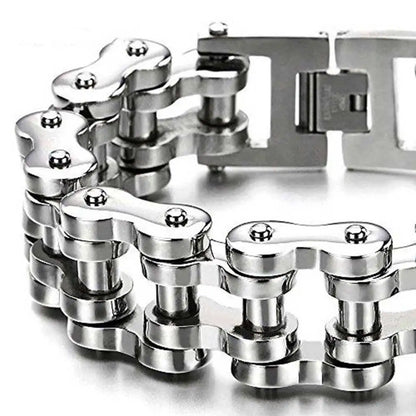 Thick Motorcycle Biker Chain Link Bracelet by RiderOut™