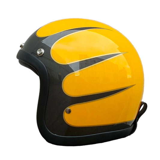Vintage Classic Motorcycle Helmet by RiderOut™