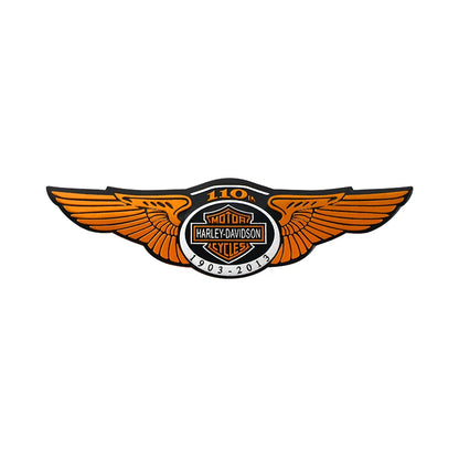 Metal Classic HD Motorcycle Logo Stickers by RiderOut™