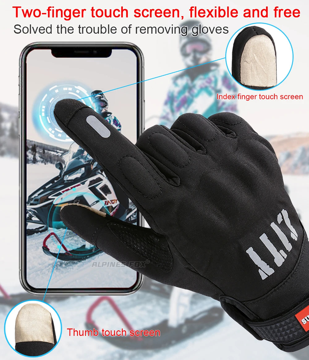 Protective Windproof Motorcycle Gloves by RiderOut™