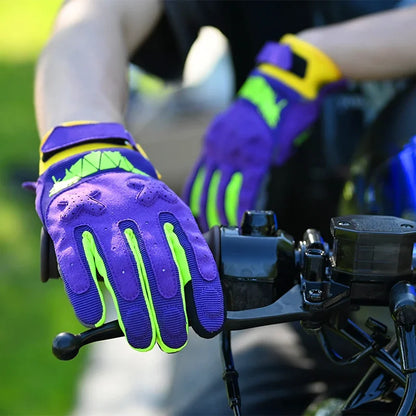 Motorcycle Breathable Touch Screen Full Finger Gloves by RiderOut