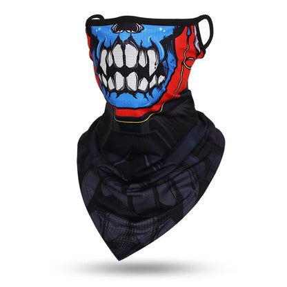 Skull Breathable Hanging-ear Bandana by RiderOut™