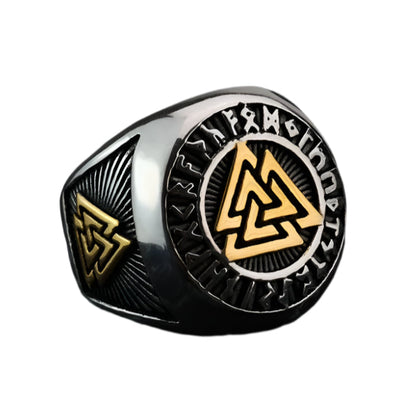 Viking Letter Retro Ring by RiderOut™