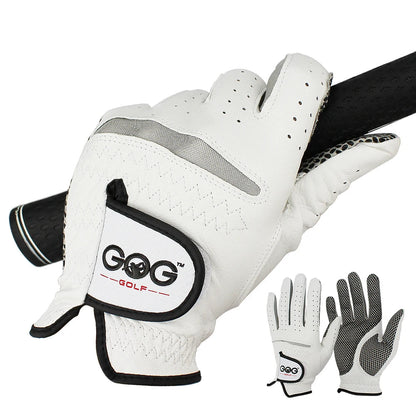 Breathable Sheepskin Genuine Leather Anti-Slip Golf Glove by RiderOut