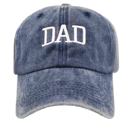 Washed Cotton DAD MOM Embroidered Baseball Cap by RiderOut™