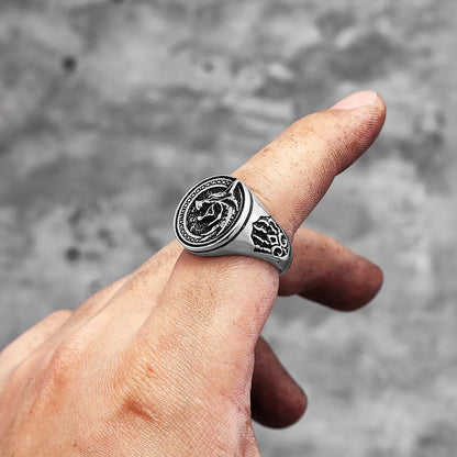 Viking Wizard Wolf Paw Ring by RiderOut™
